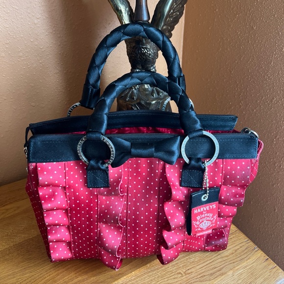 Harveys Handbags - Disney Couture Harvey's Minnie Lola Ruffle Bag RARE